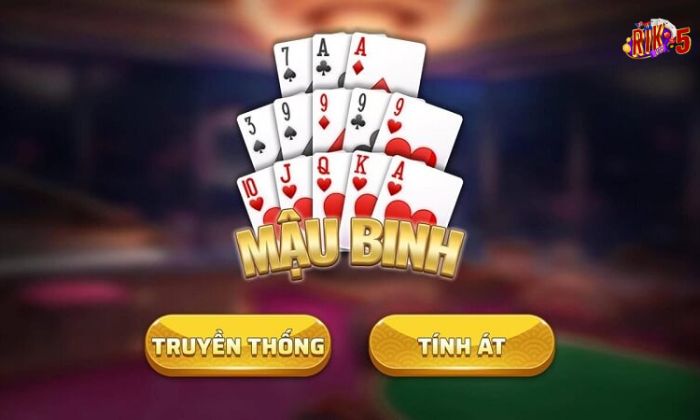 Mậu binh là một game bài sử dụng 52 lá bài tây